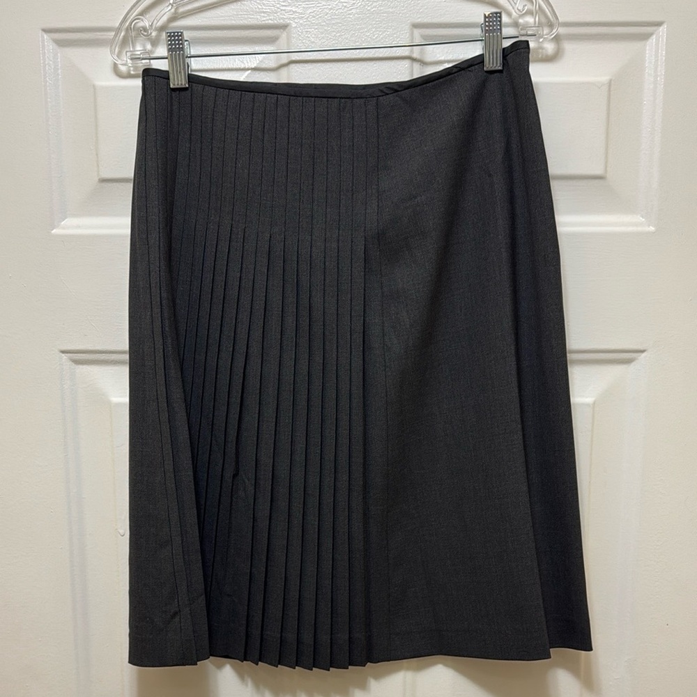 Theory Pleated A-Line Skirt